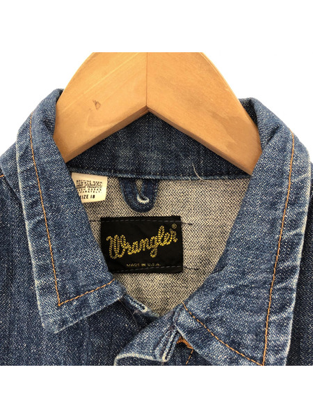 Wrangler 70s　黒タグ中期　デニムジャケット　size18