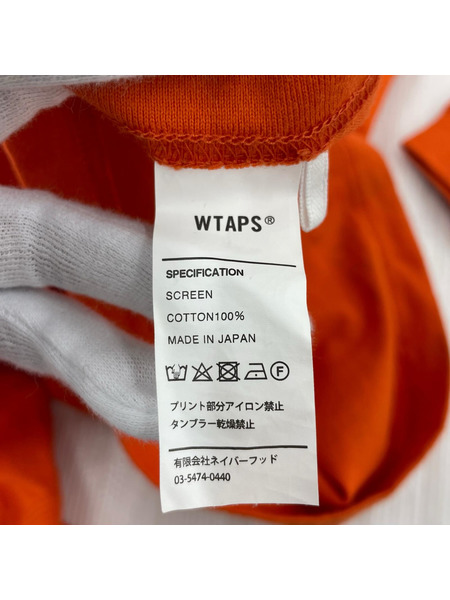 WTAPS 長袖Tシャツ・カットソー オレンジ