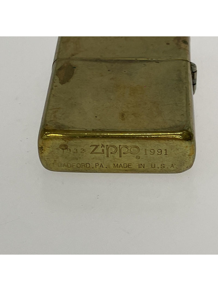 ZIPPO 91年製 1932-1982 ソリッドブラス オイルライター