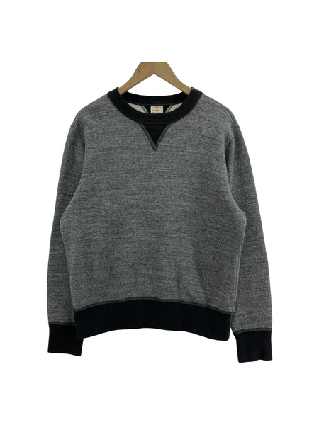 TWO MOON L/S スウェット 黒 (40)