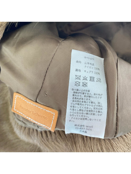Hender Scheme ハット point hat パイロットハット カーキ
