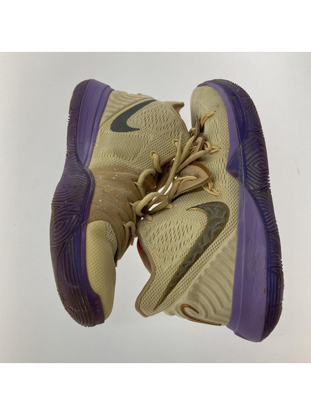 NIKE KYRIE 5 CONCEPTS TV PE 3 EP 27cm アイボリー/紫