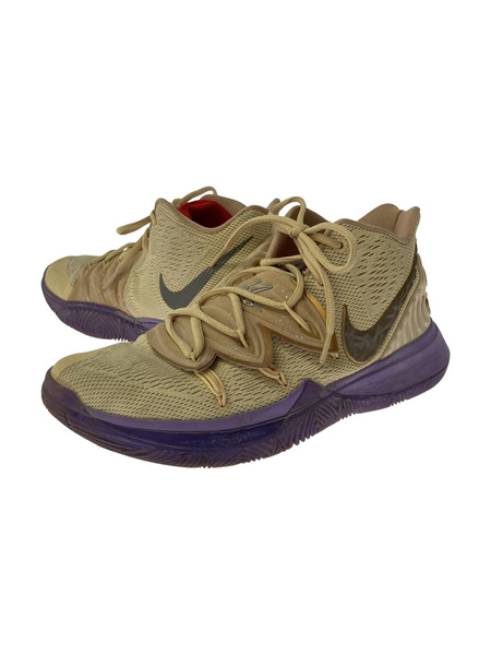 NIKE KYRIE 5 CONCEPTS TV PE 3 EP 27cm アイボリー/紫