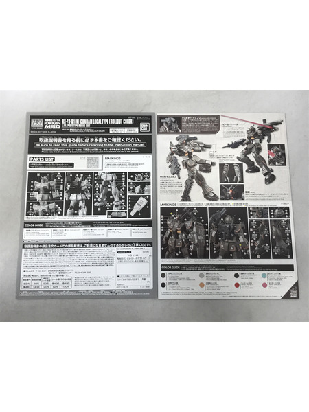 ガンプラ HG 局地型ガンダム ロールアウトカラー