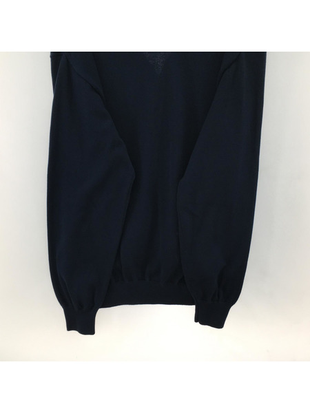 DESCENDANT ロゴ刺繍 CARDIGAN NAVY SIZE:2