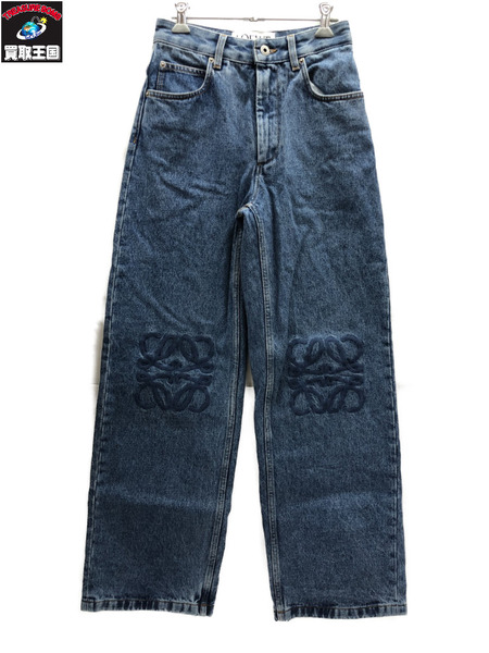 アナグラム刺繍バギーデニムパンツ W32[値下]