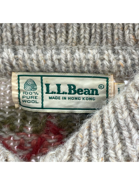 L.L.Bean ウールハーフジップ L 90s