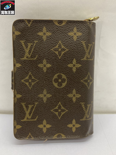 LV/ポルトフォイユパピエジップウォレット/モノグラム/二つ折り財布  M61207