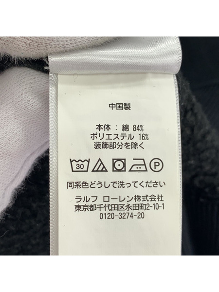 POLO RALPH LAUREN スウェット・トレーナー ポロベアワッペン BLK S[値下]