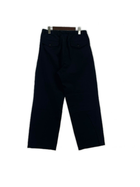 ULTERIOR 25SS CHAMBRAY SOFT GABARDINE DRAWSTRING PANTS 4 紺