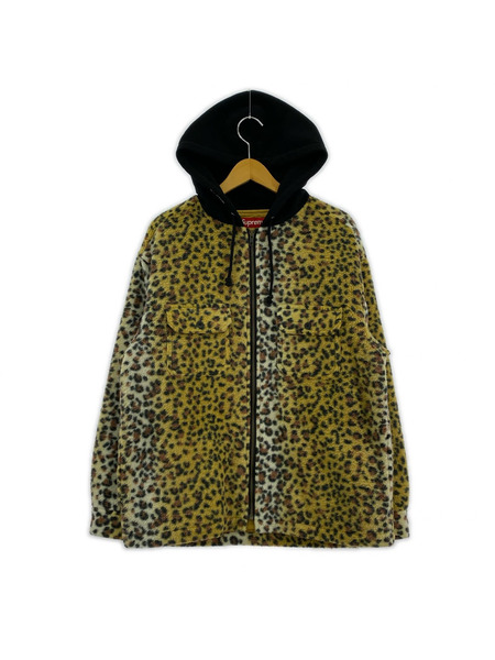 Supreme パーカー(ジップアップ) Fleece Zip Up Hooded Shirt S