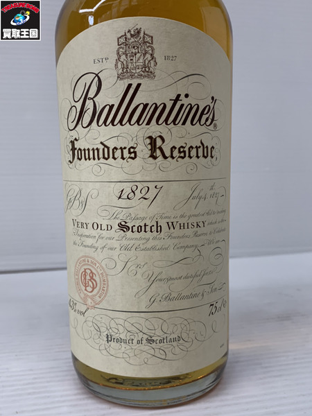 Ballantine's Founders Reserbe 1827