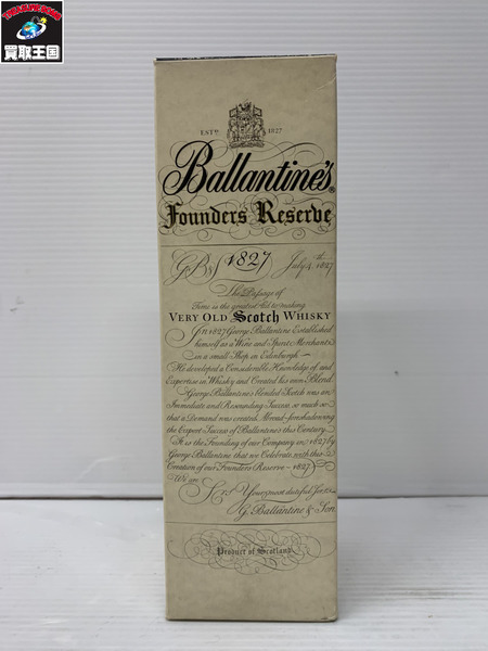 Ballantine's Founders Reserbe 1827