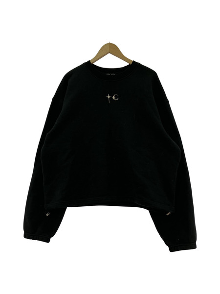 . スウェット・トレーナー カラーエンブレムクルーネックスウェ[値下]