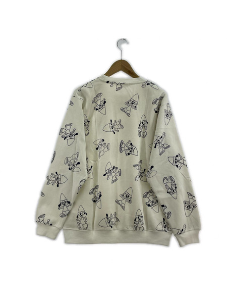 スウェット・トレーナー パラッパラッパー トレーナー ホワイト LL