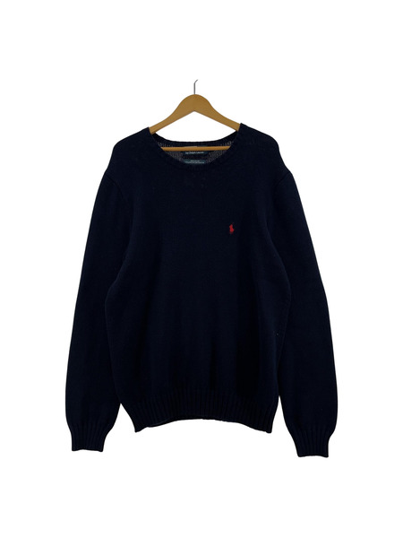 POLO RALPH LAUREN ロゴニット ネイビー M