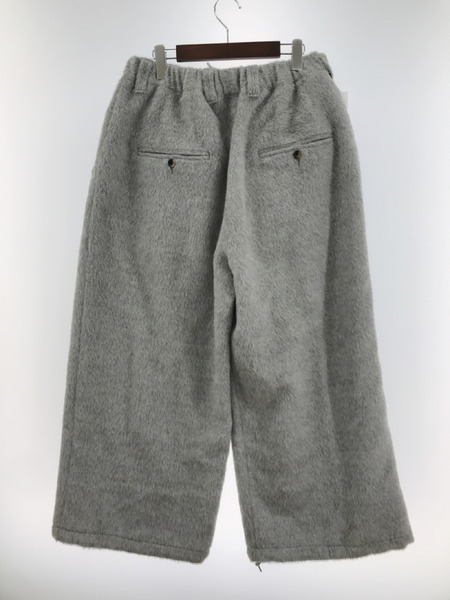 Sillage ALPACA HAIRY WOOL PANTS GREY