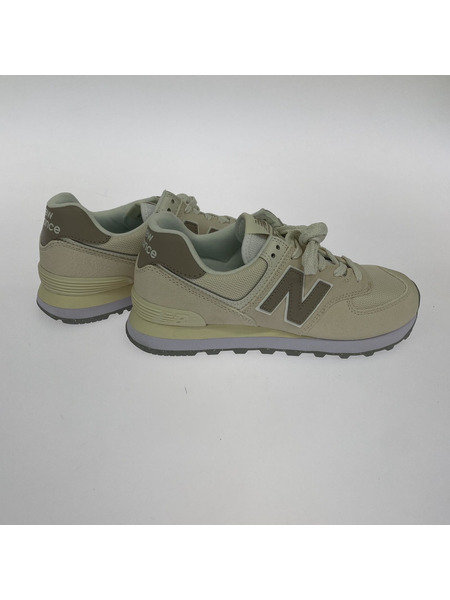 NEW BALANCE U574ESC スニーカー 白 (25.0)