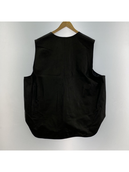 POLYPLOID VEST TYPE-B ホースハイド ベスト 3 ブラック