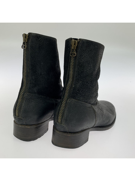 BUTTERO ブーツ バックジップブーツ/41/BLK/レザー/B2295