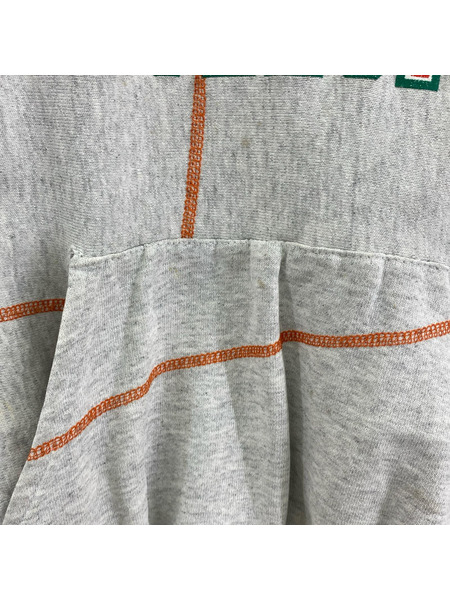 パーカー AACA 90s カレッジロゴ パーカー グレー (XL)
