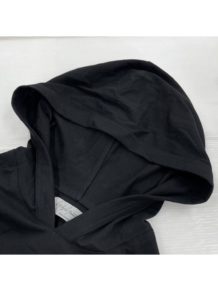 Yohji Yamamoto POUR HOMME 18SS Cotton Pullover Hoodie 3 BLK