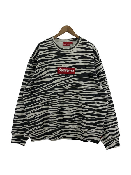 Supreme  Box Logo Crewneck XL Zebra