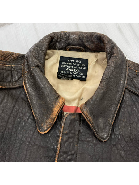 AVIREX レザージャケット A-2 wildfire leather Jacket S