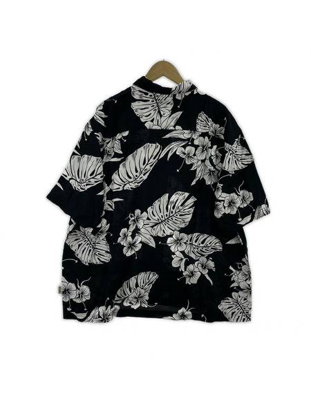 STUSSY 25SS Hawaiian SS Shirt アロハシャツ XL 黒