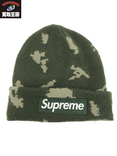 Supreme LOGO BEANIE CAMO