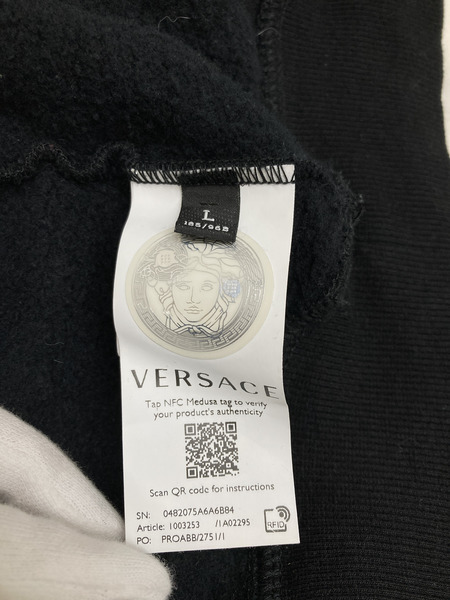 VERSACE メデューサ POパーカー ブラック L