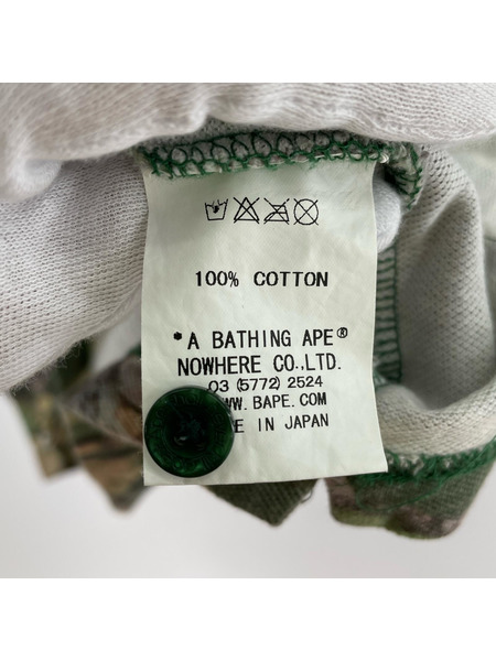 A BATHING APE ポロシャツ リアルツリーカモ SSポロシャツ (M)