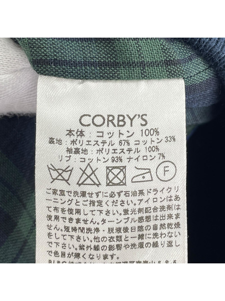 corby's スイングトップブルゾン 青 (36)
