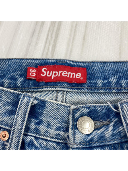 Supreme 23SS Baggy Denim Short W30