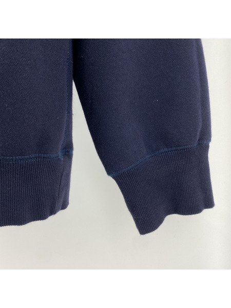 RRL パーカー ロゴ フリース フーディ/ネイビー/XL