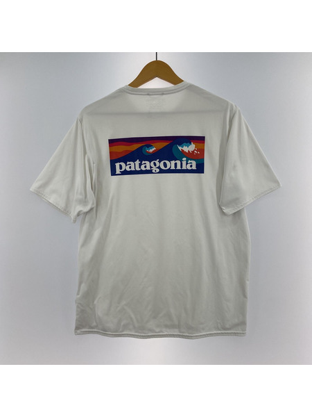 patagonia キャプリーン グラフィックシャツ WHT (M) 45235SP20[値下]