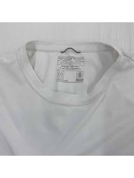 patagonia キャプリーン グラフィックシャツ WHT (M) 45235SP20[値下]