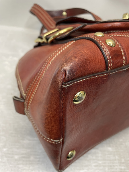 OLD COACH サッチェル ターンロック ミニボストンバッグ D0793-11085