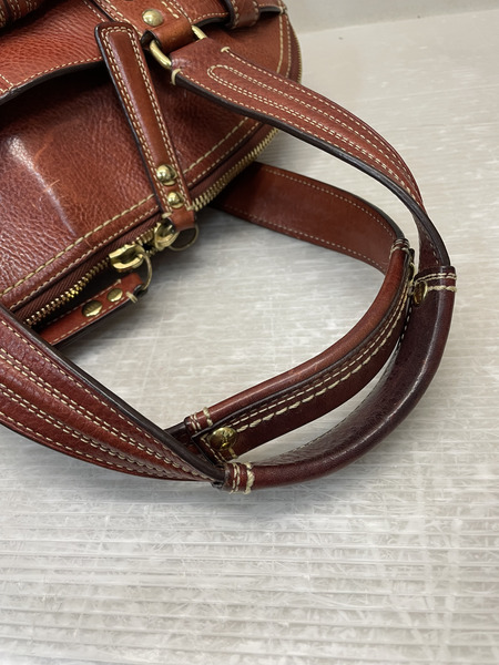 OLD COACH サッチェル ターンロック ミニボストンバッグ D0793-11085