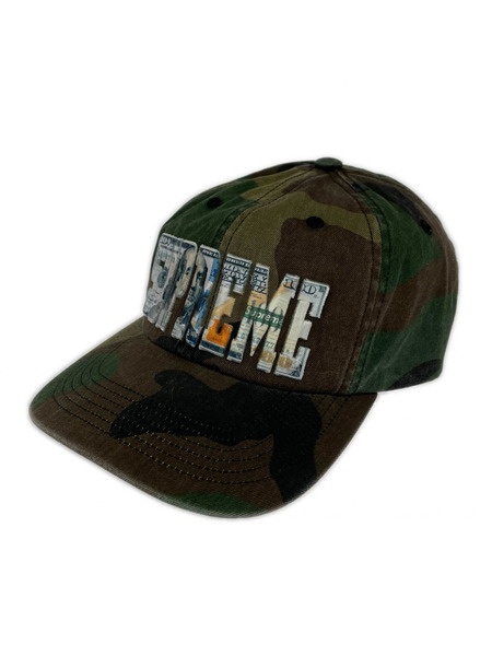 Supreme キャップ 26SS EMBROIDERED MONEY LOGO 6 PANEL CAP
