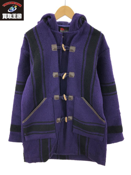 MASSES RAG COAT PURPLE ダッフルラグコート M 紫