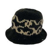 STUSSY SS KnitB Bucket Hat ニット バケットハット ブラック