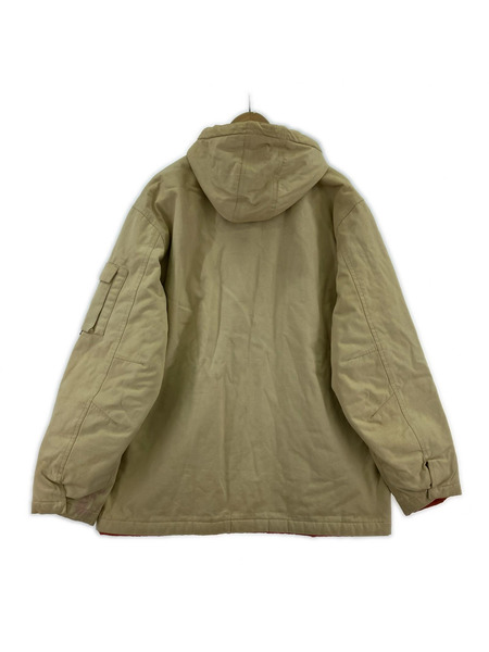 STUSSY ジャケット 90-00s OLD STUSSY 内キルティング カーキ(L)