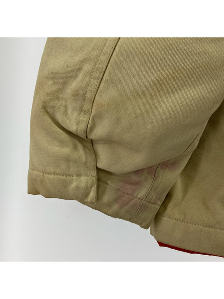 STUSSY ジャケット 90-00s OLD STUSSY 内キルティング カーキ(L)