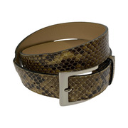 WACKO MARIA PYTHON LEATHER BELT パイソンレザーベルト 34 ベージュ WMGP-BL01