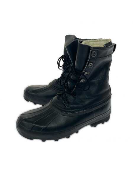 SOREL ブーツ OLD レザー スノーブーツ 黒(9)