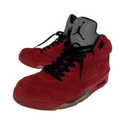 NIKE Air Jordan 5 Ratro Red Suede