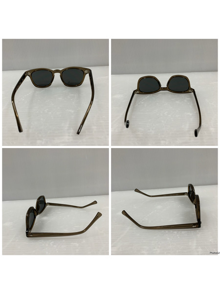 Deadstock 1990's PENTAX by HOYA "F9800" AO Safety Eyeglasses Black Smoke状態△