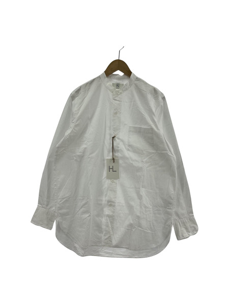 HERILL SUVIN STANDCOLLAR SHIRTS 1 ホワイト