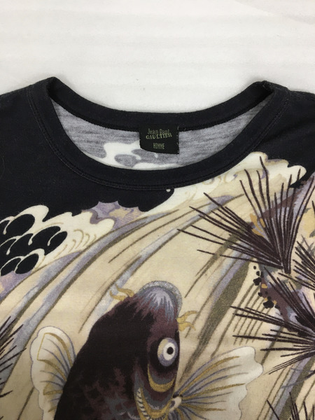 JEAN-PAUL GAULTIER HOMME 鯉の滝登り Tatoo/和彫り柄 カットソー (-)[値下]